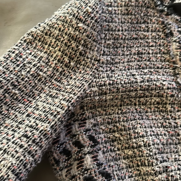 Rebecca Taylor Tweed Knit Blazer🖤🤍🖤 - Picture 5 of 9